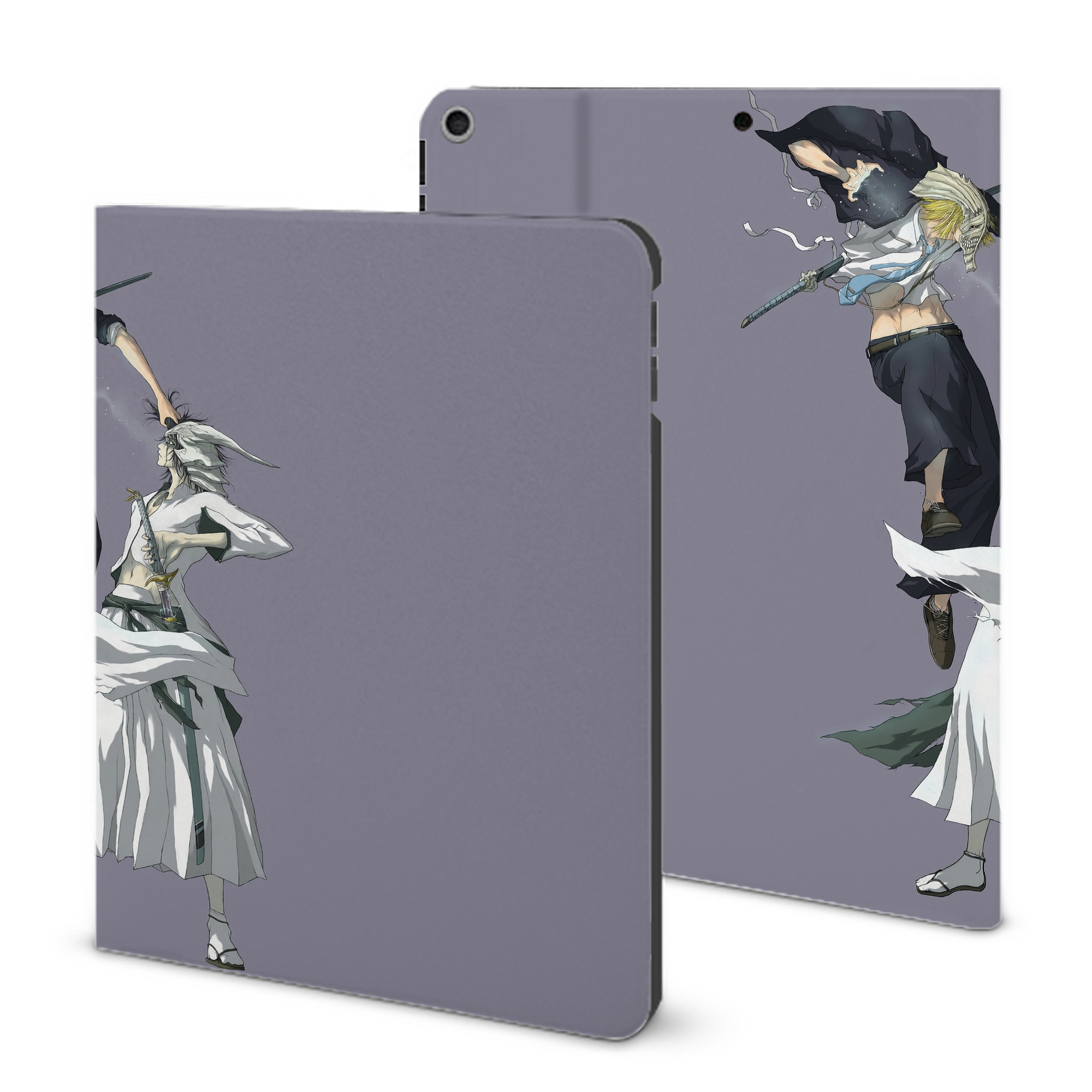（画像用） ブリーチ BLEACH IPad ケース ブック型 PUレザー TPU 耐衝撃 軽量 薄型 ペン収納なし 全面保護 IPad 各モデル対応